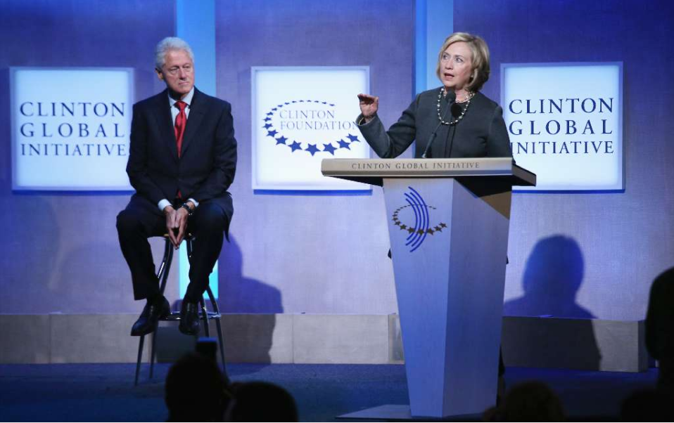 Bill Hillary at foundation