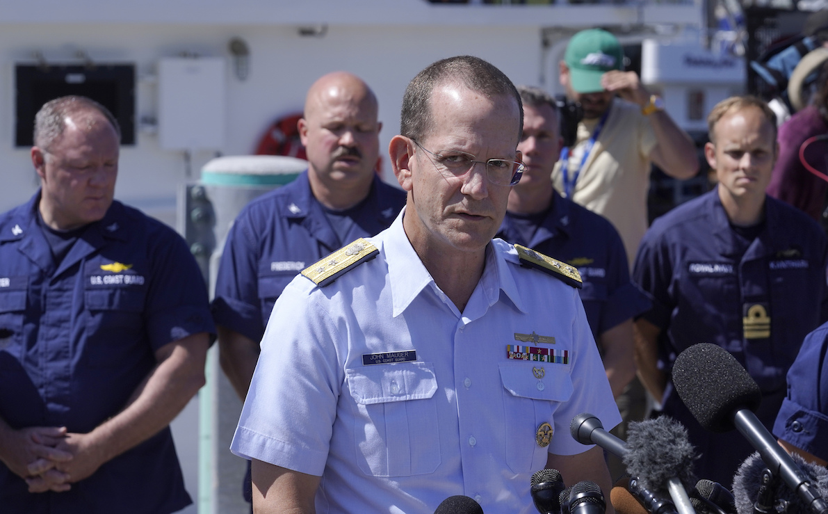 Coast Guard June 22 presser about Titan submersible