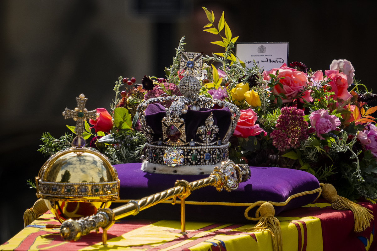 Coffin of Queen Elizabeth