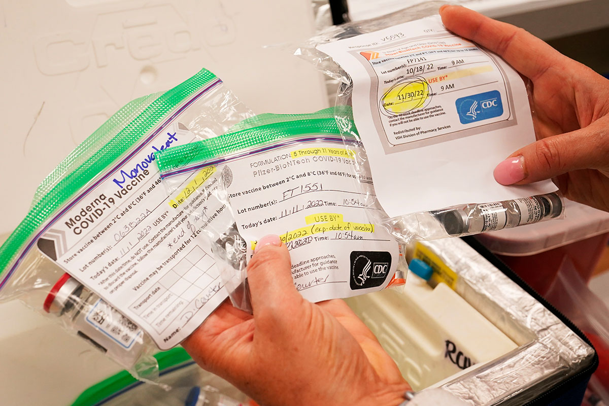 COVID vaccine packs for KHN misinfo story