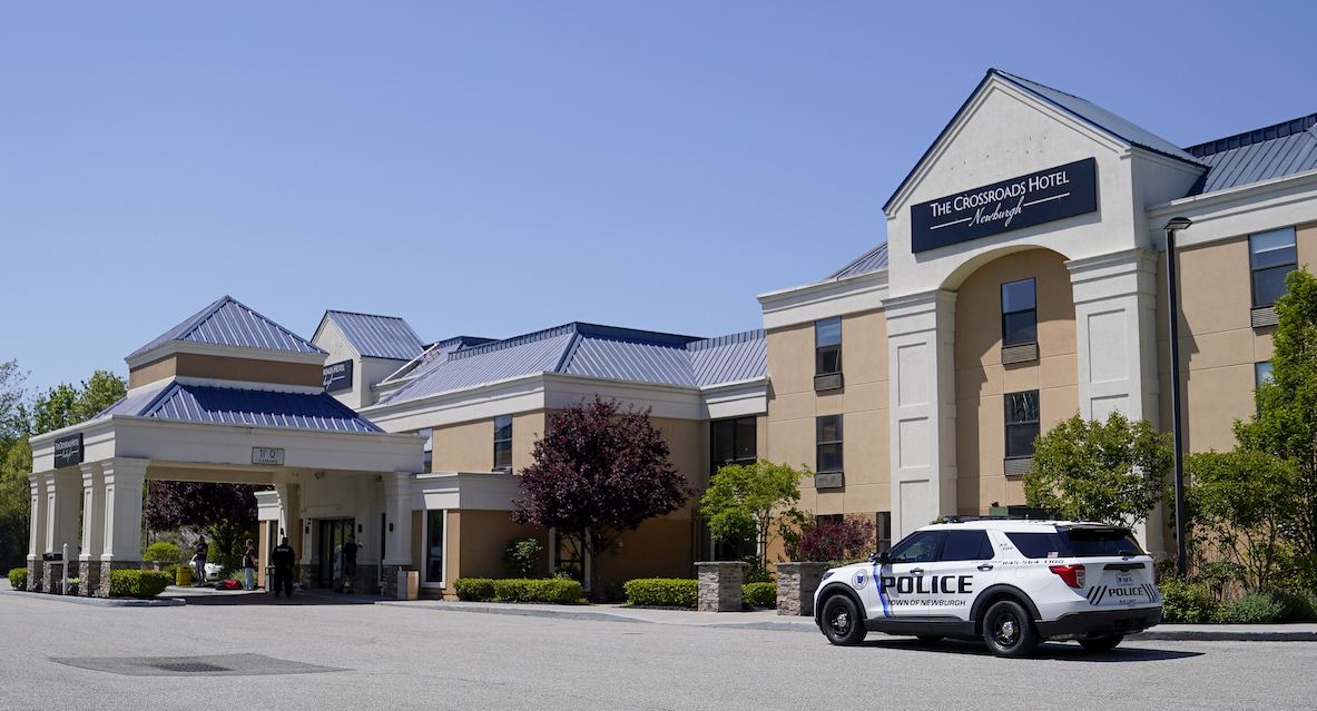 Crossroads Hotel in Newburgh, NY, 5-11-2023