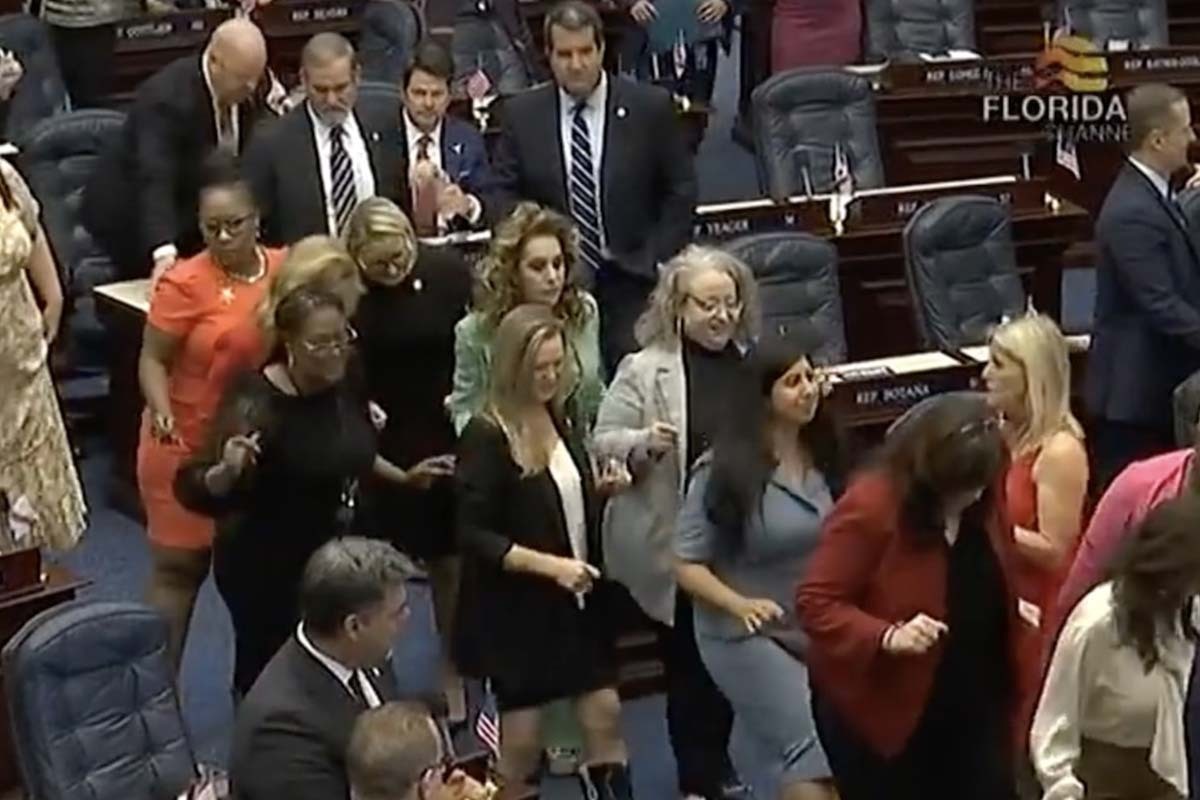 Florida lawmakers dancing May 2, 2023