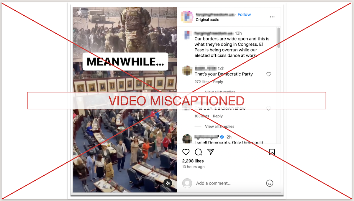 Dancing legislators screenshot