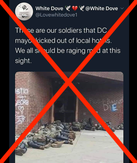 soldier sleeping photo