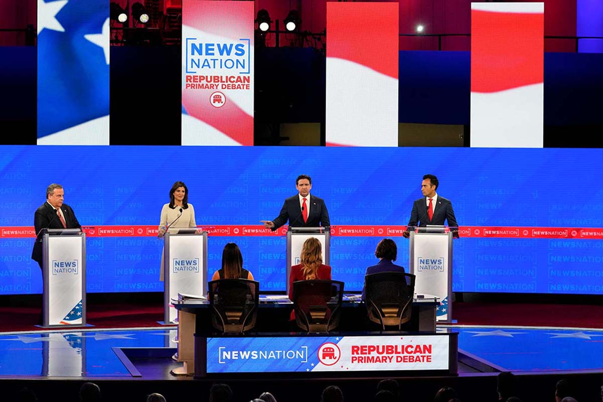 Candidatos del GOP en Tuscaloosa, Ala., 12-6-2023