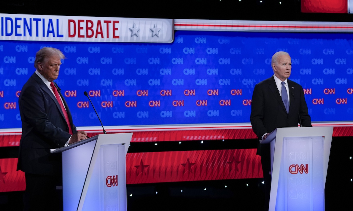 Joe Biden and Donald Trump debate, 6-27-2024