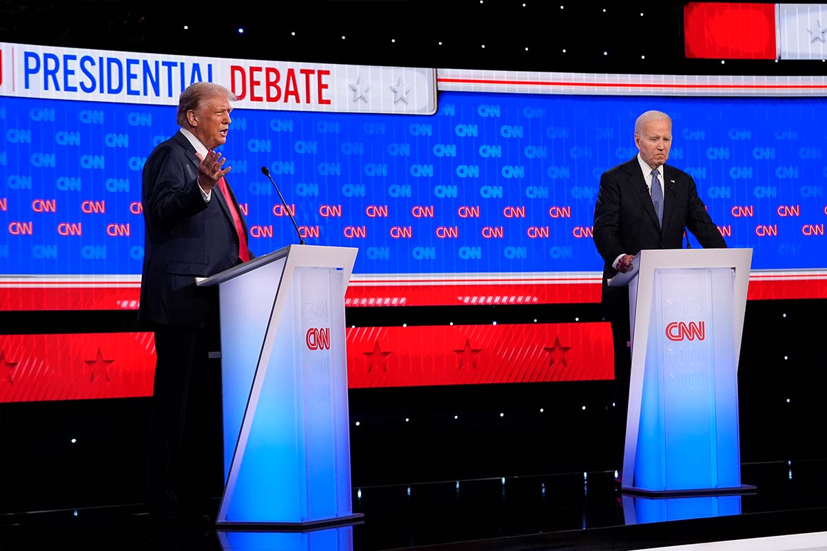 Donald Trump and Joe Biden debate (2) 6-27-2024