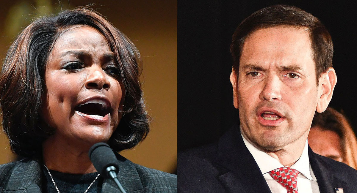 Composite photo of Rubio and Demings