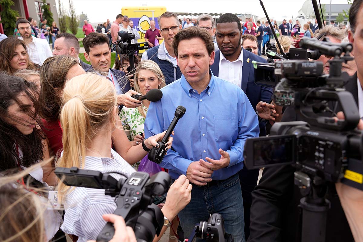 Ron DeSantis in Iowa, 5-13-2023