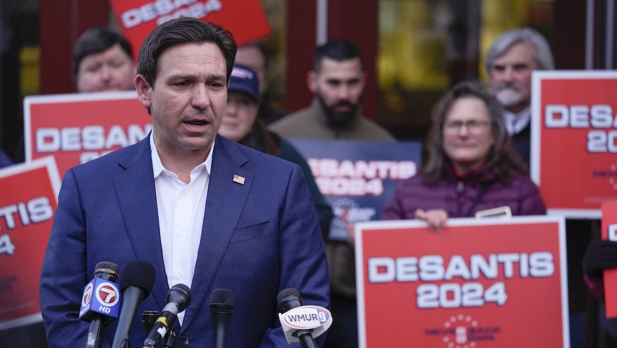Ron DeSantis in Manchester, N.H., 1-19-2024