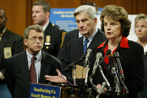 Mike DeWine with Dianne Feinstein in 2004