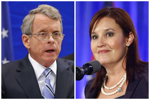 Mike DeWine and Mary Taylor