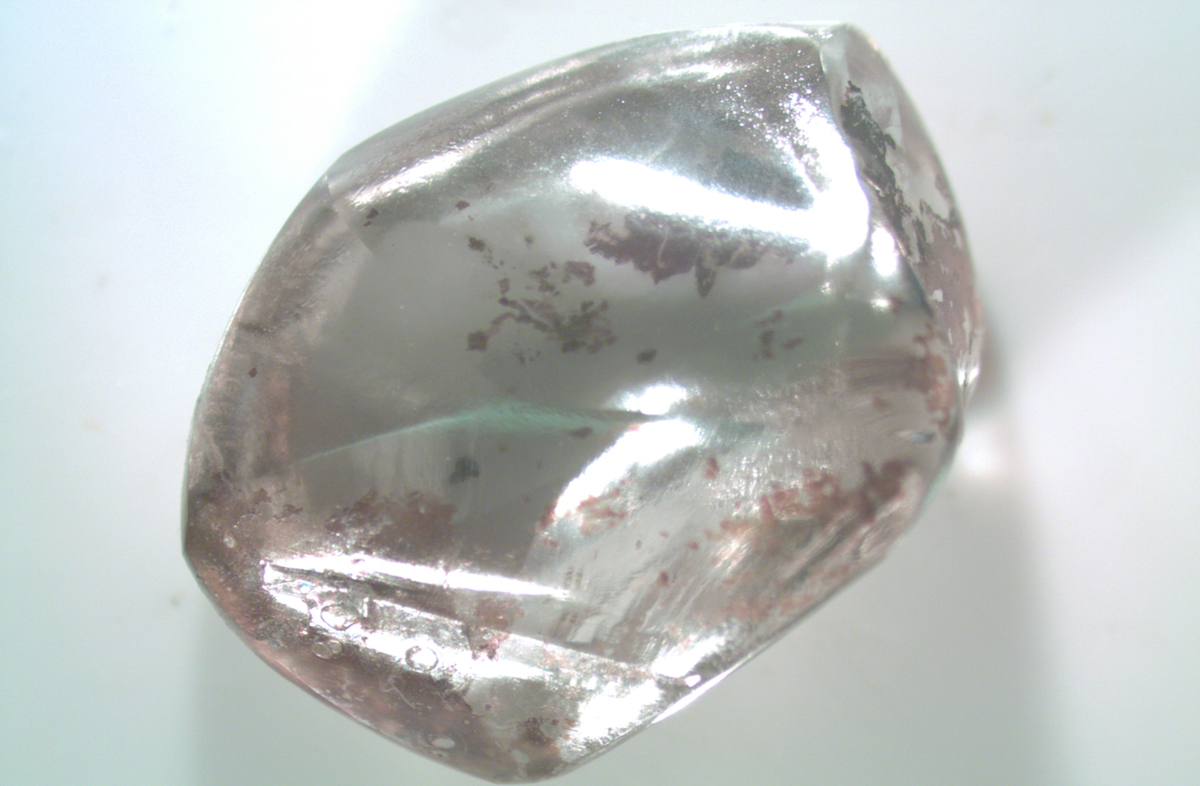 diamond from crater of diamonds, undated