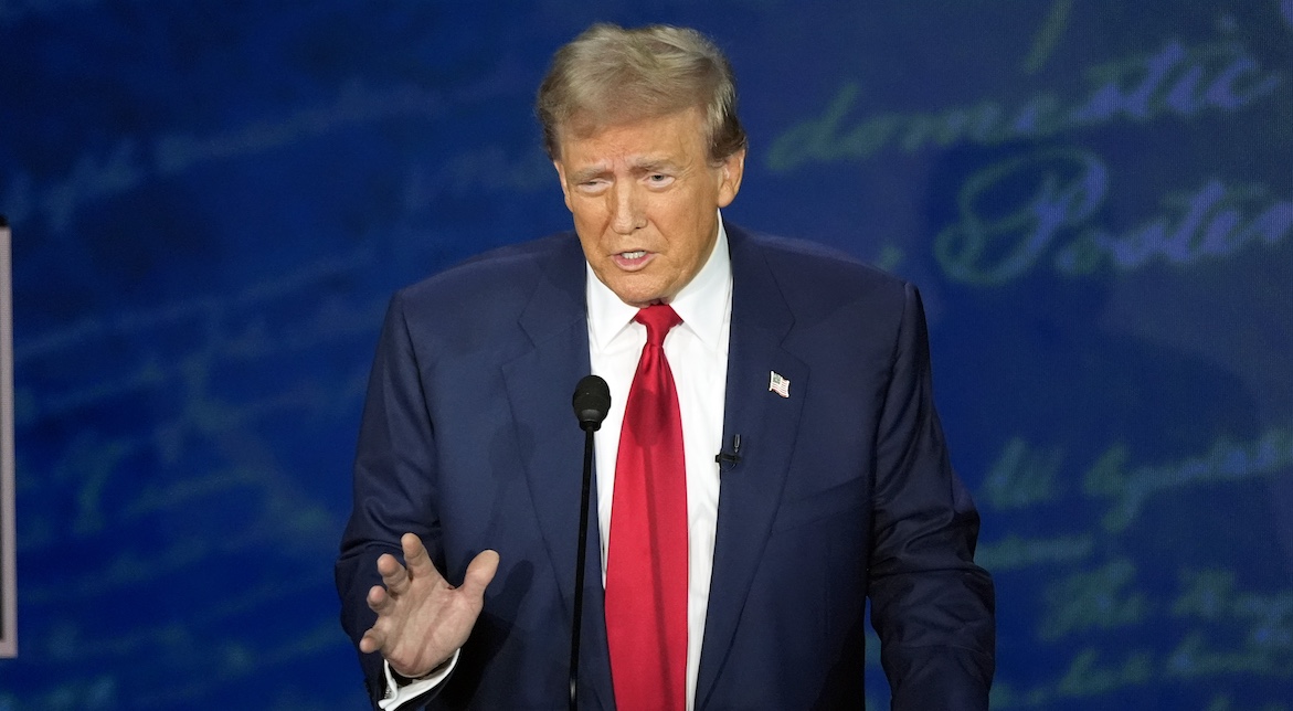 Donald Trump debates in Philadelphia, 9-10-2024