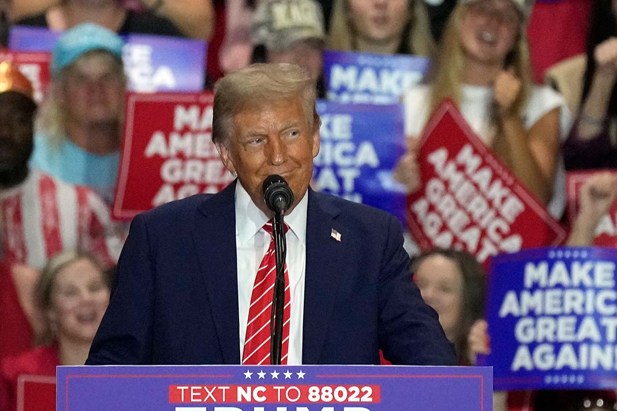 Donald Trump in Rocky Mount, N.C., 10-30-2024