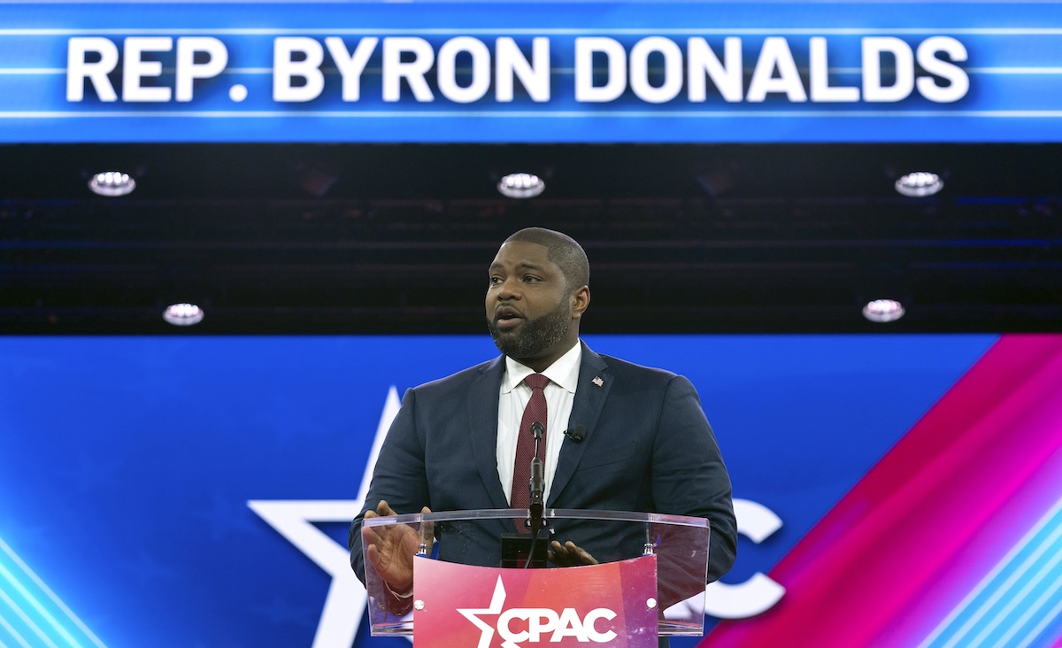 Rep. Byron Donalds, R-Fla. at Conservative Political Action Conference in Oxon Hill, Md., 3-3-2023