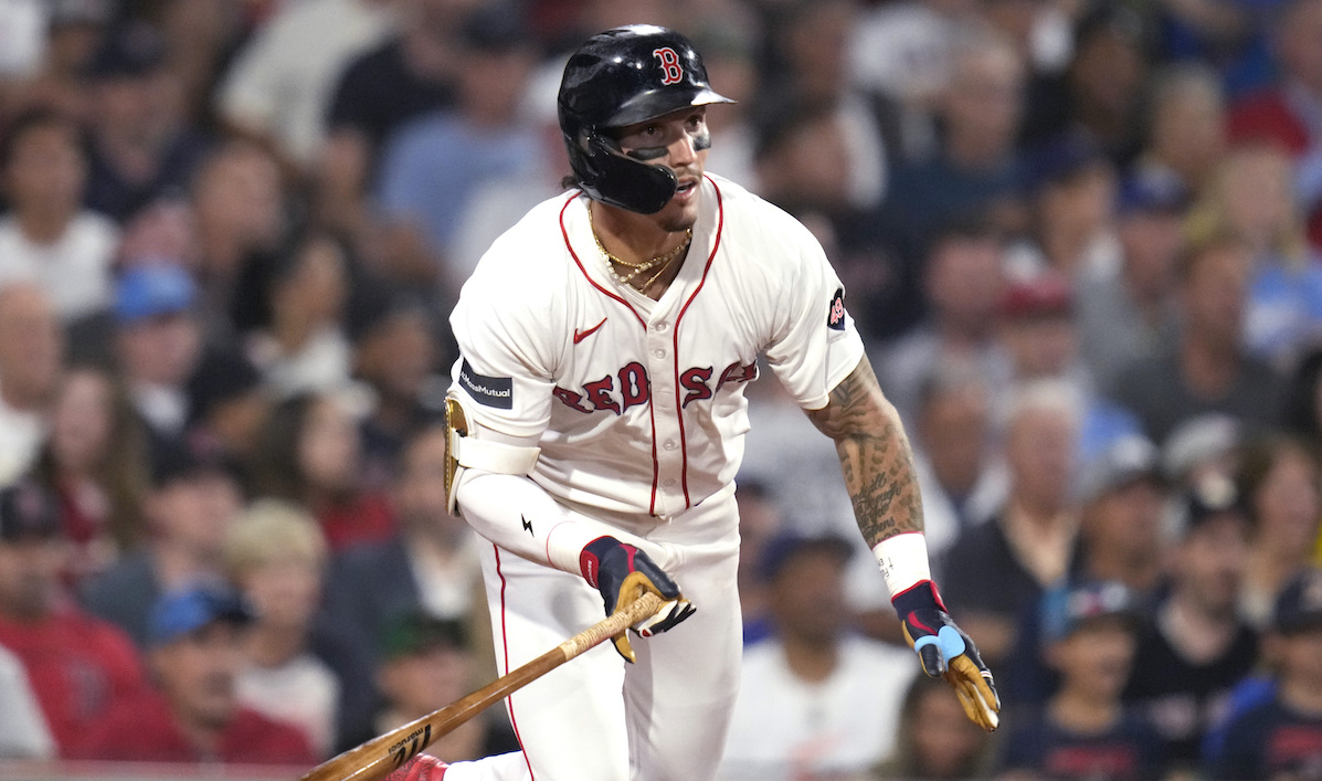 Boston Red Sox outfielder Jarren Duran, 08-14-2024