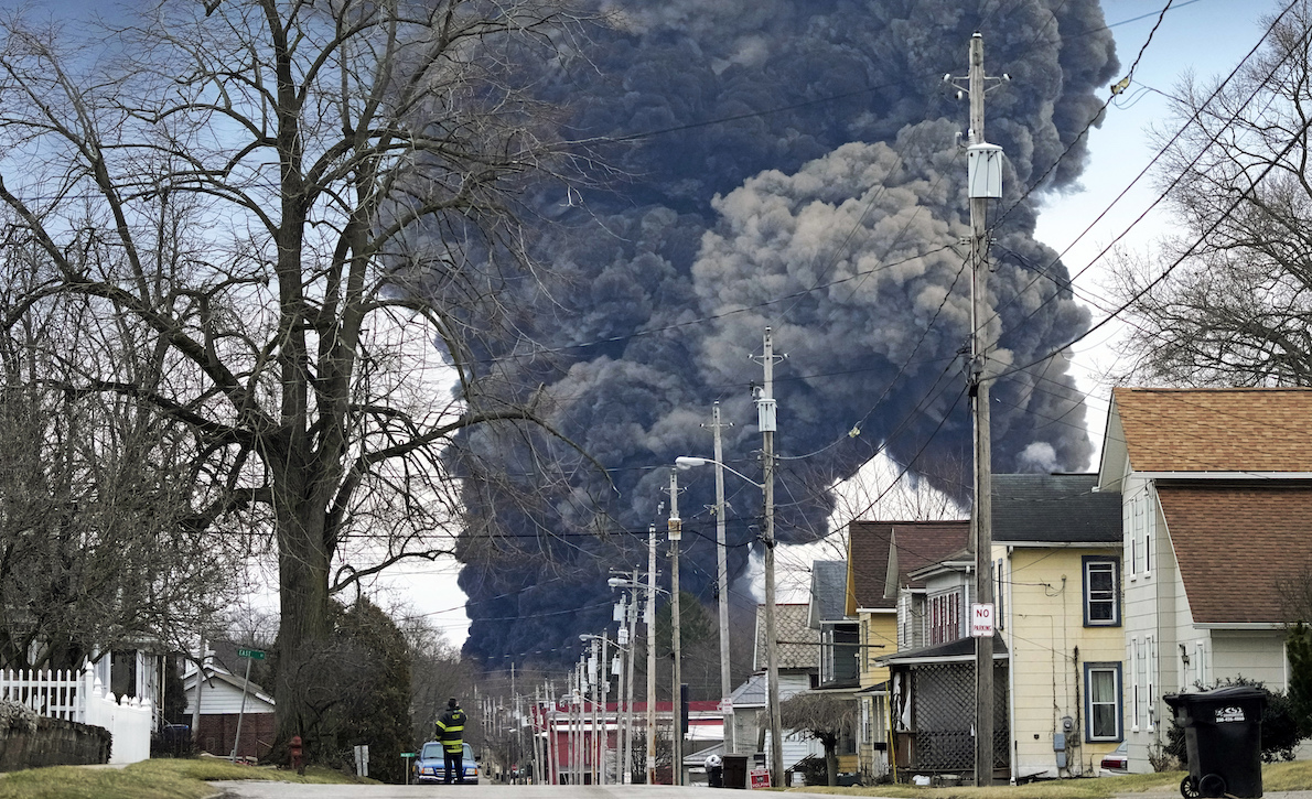 East Palestine, Ohio, train derailment and controlled burn, 2-6-2023