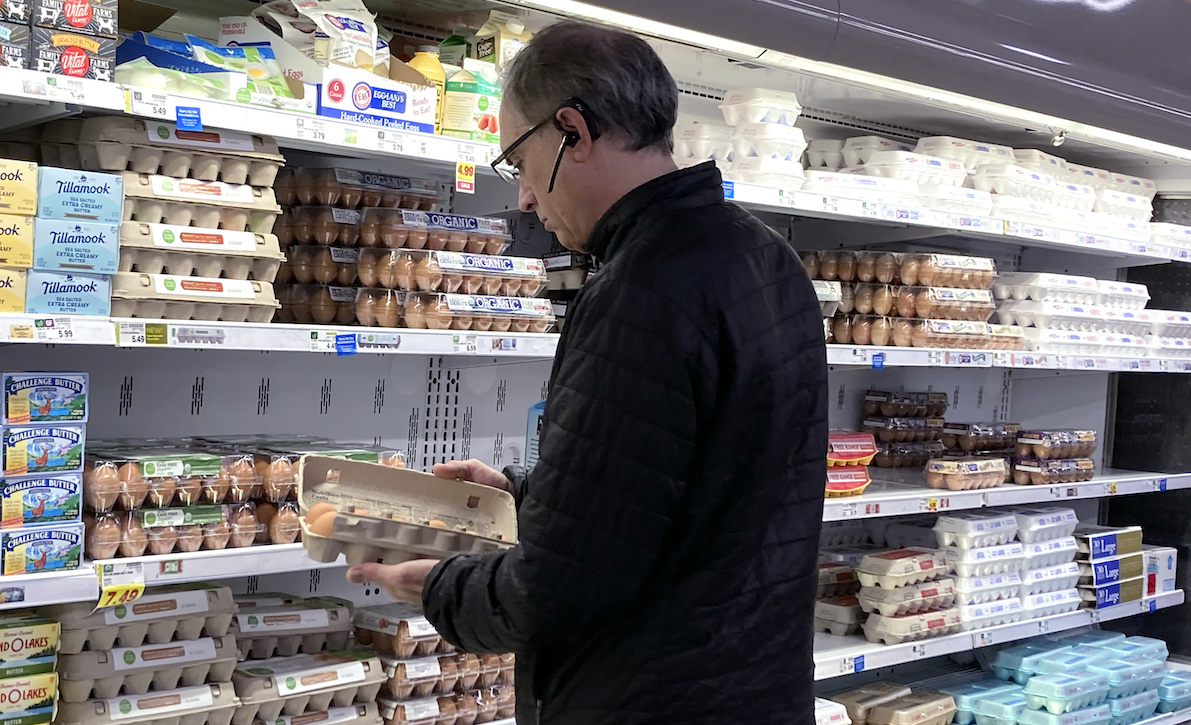 Shopping for eggs in Illinois Jan. 10, 2023