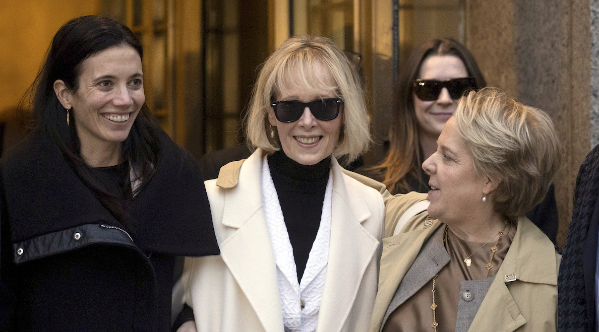 E. Jean Carroll after Trump defamation verdict, 1-26-2024