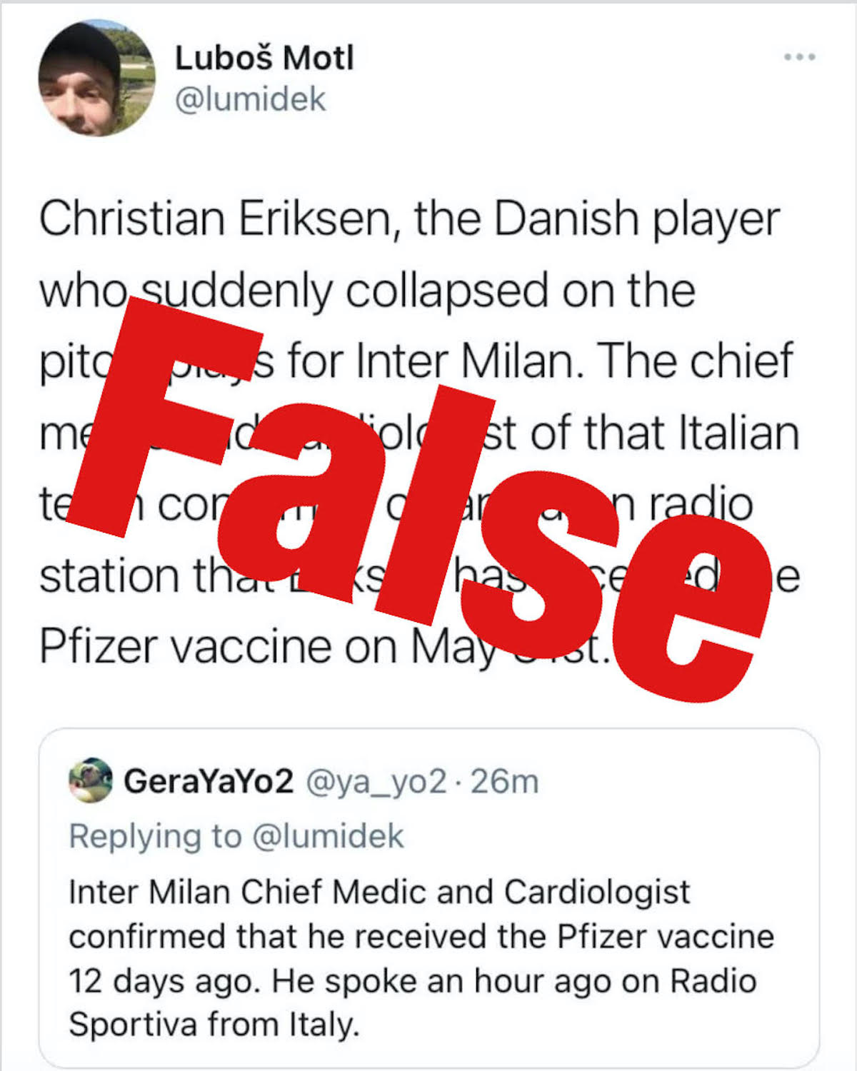 eriksen collapse tweet1