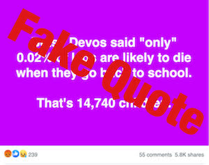 fake devos quote post