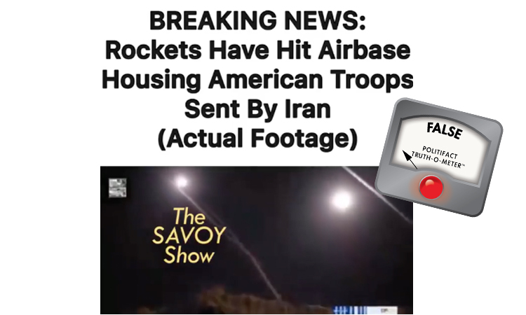 Iran: False Instagram video