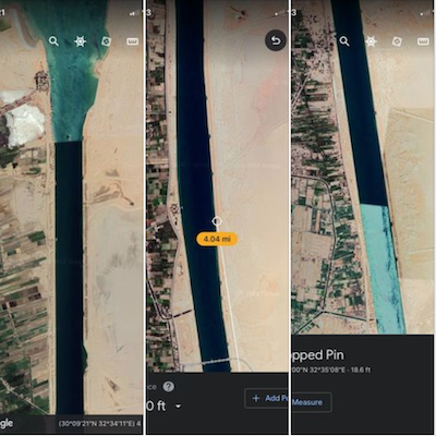 suez canal google earth 2