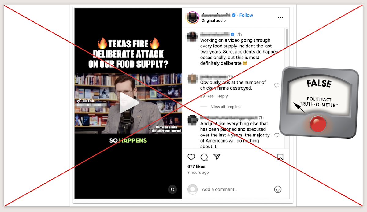 Texas fires screenshot