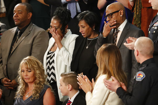 Four parents of MS13 victims at SOTU 18