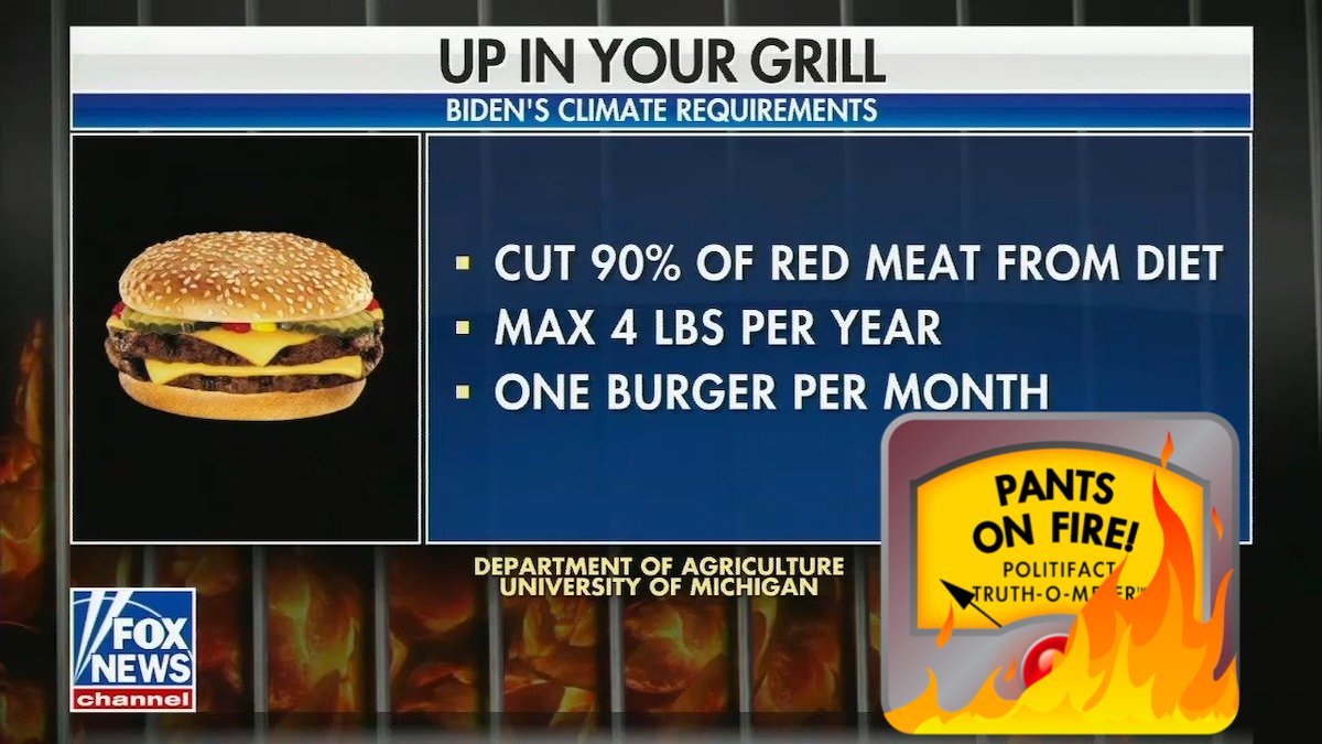 Fox News burger Biden graphic with POF