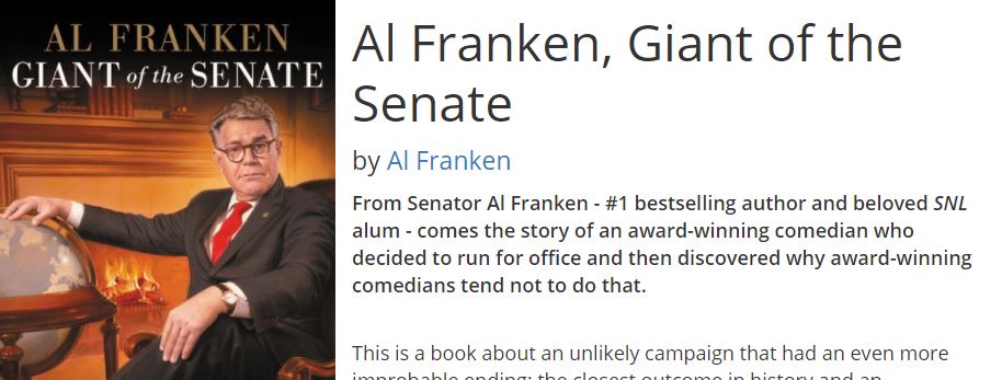Al Franken book ad
