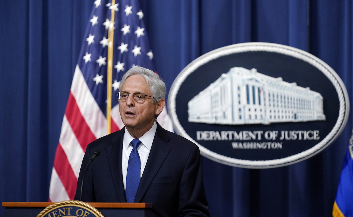 Merrick Garland in Washington, 8-11-2023