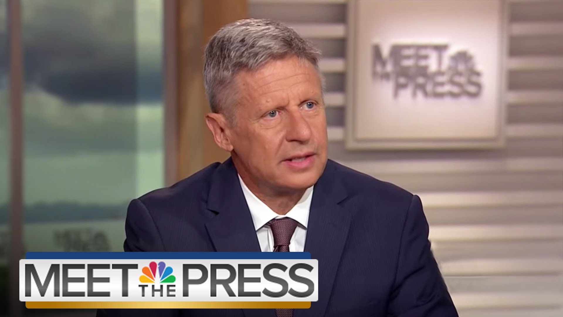 Gary Johnson on Meet the Press