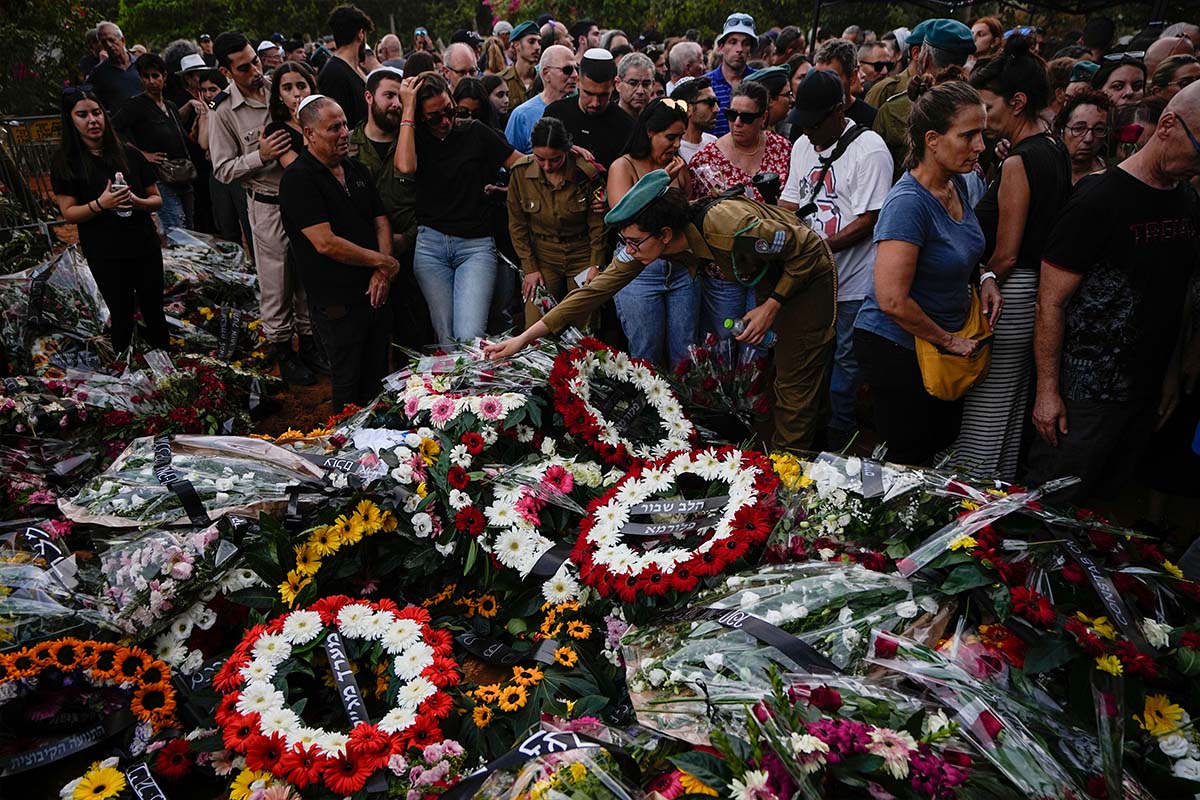 Mourners on the Gaza Strip, Israel-Hamas War, 10-23-2023