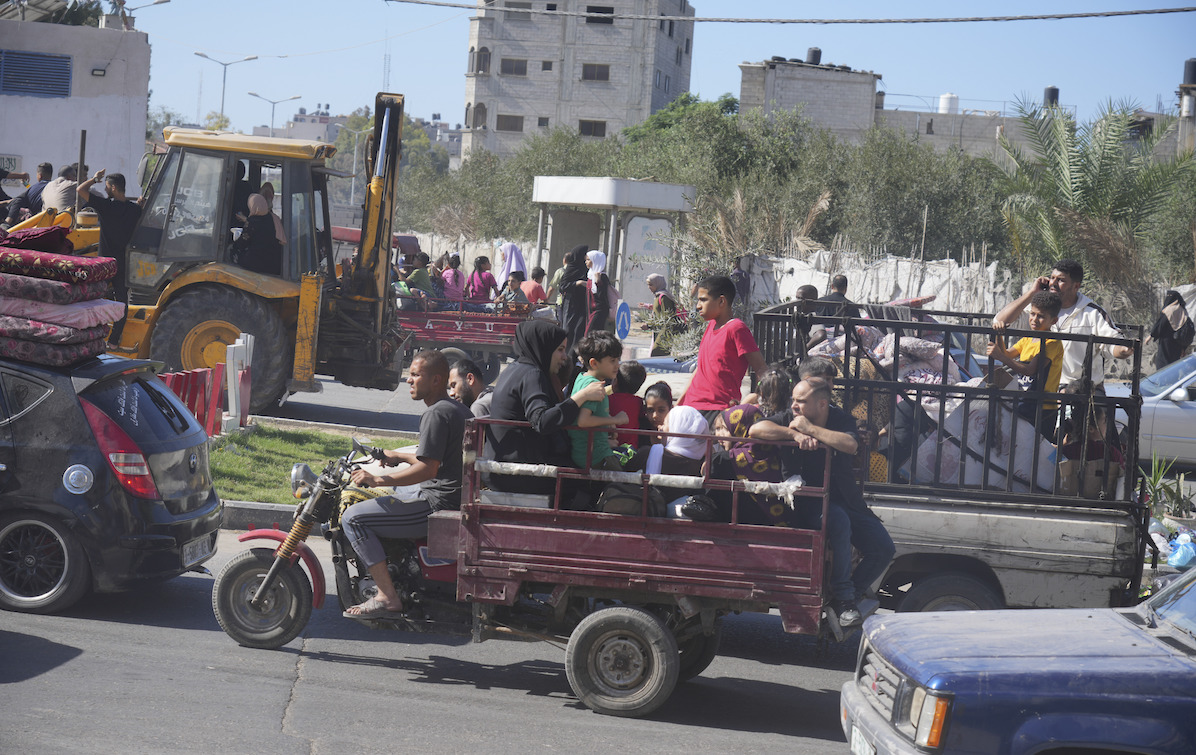 Gaza evacuees, 10-13-23