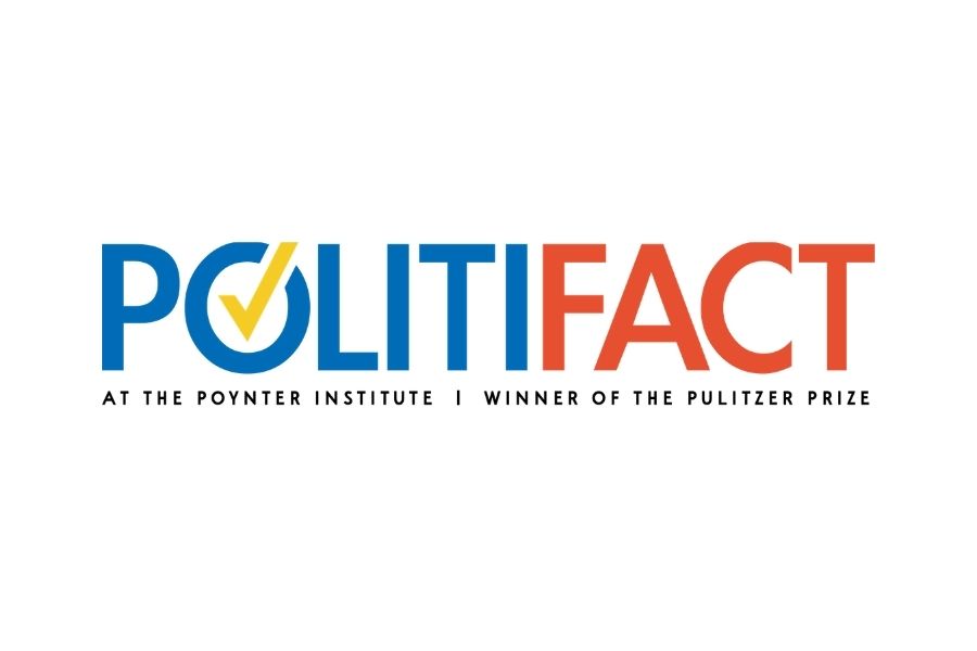 politifact logo generic6 white background more headlines