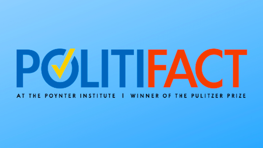 PolitiFact Generic Logo Blue background