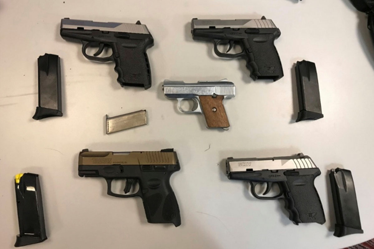 Handgun display from January 2023 for Chris Murphy check