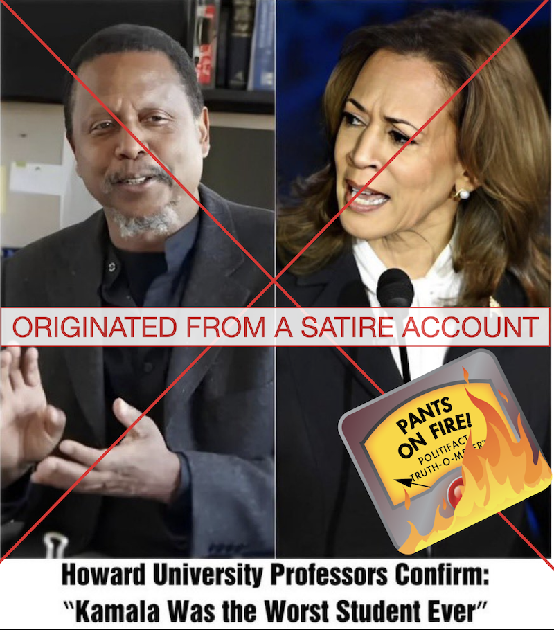 Harris howard prof satire graphic