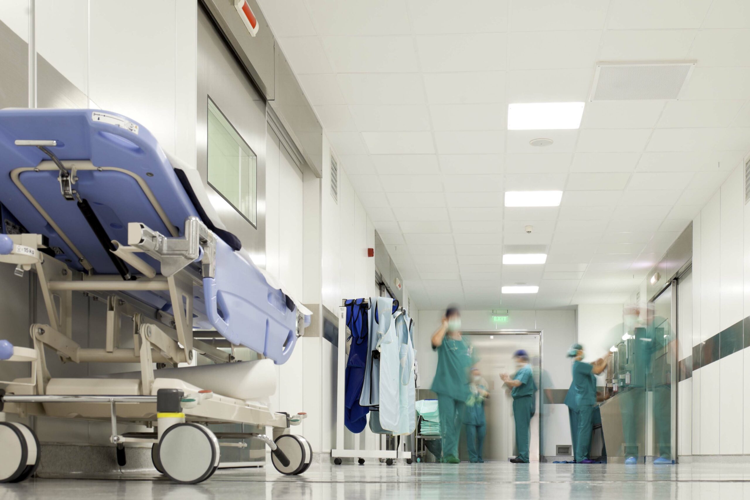 COVID-19 emergency end hospital from Shutterstock