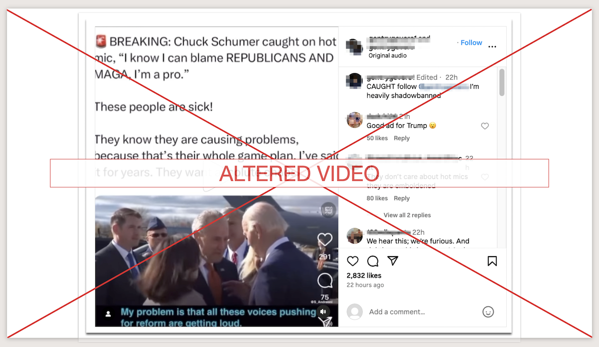 Schumer-Biden hot mic screenshot