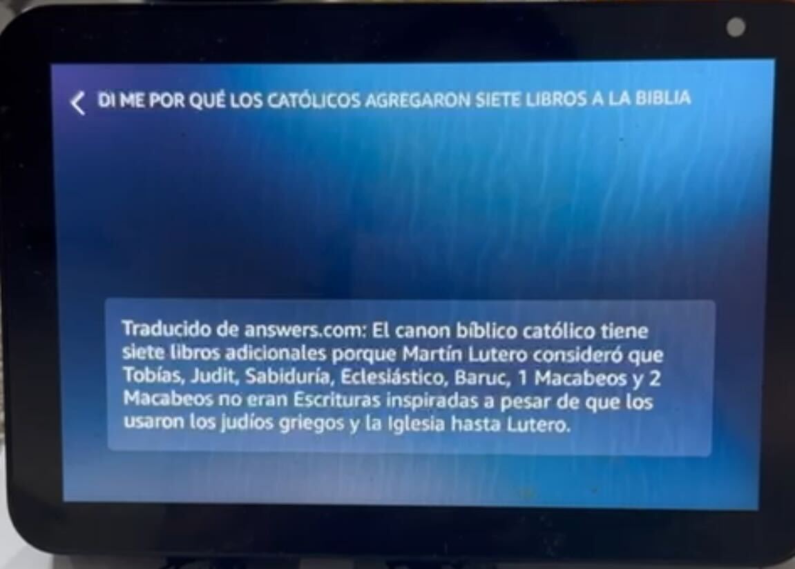 Español: Foto de dispositivo que tiene a Alexa 05/02/2024
