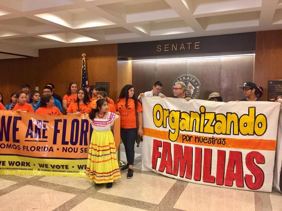 Florida immigrant groups protest in Tally