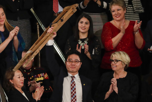 Ji Seong-ho at SOTU 2018