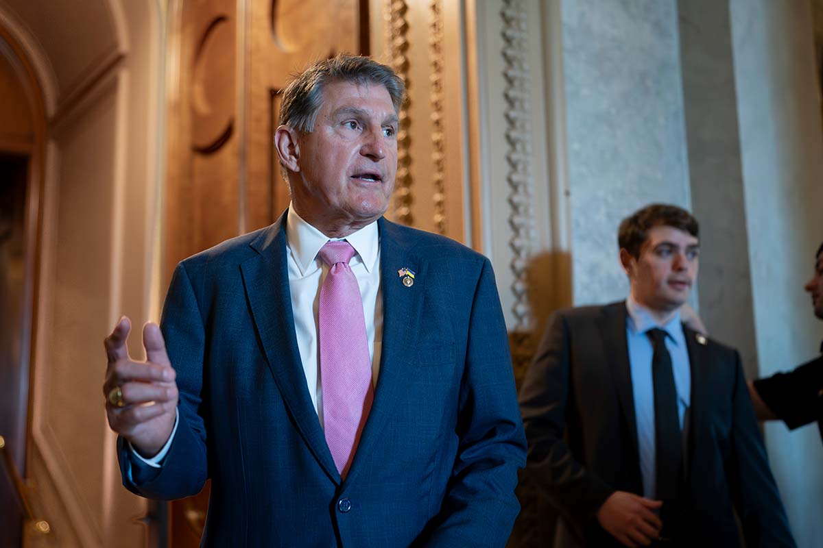 Joe Manchin at the Capitol, 6-13-2023