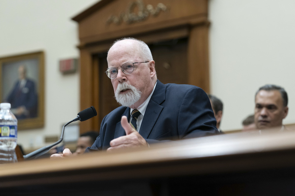 John Durham testifying June 21, 2023 before congress