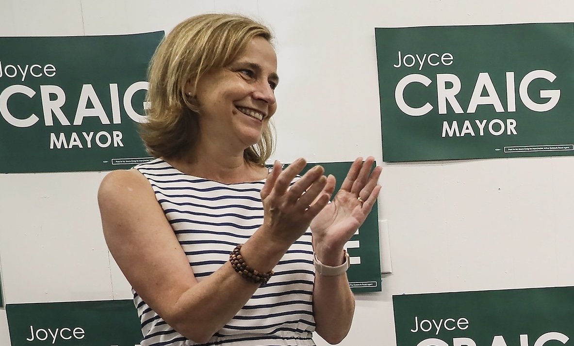 Joyce Craig during Manchester, N.H., mayoral run 7-13-2019