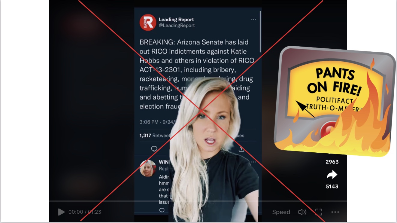 Katie Hobbs TikTok claim