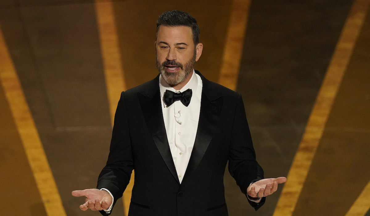 Jimmy Kimmel at Oscars, 3-12-2023